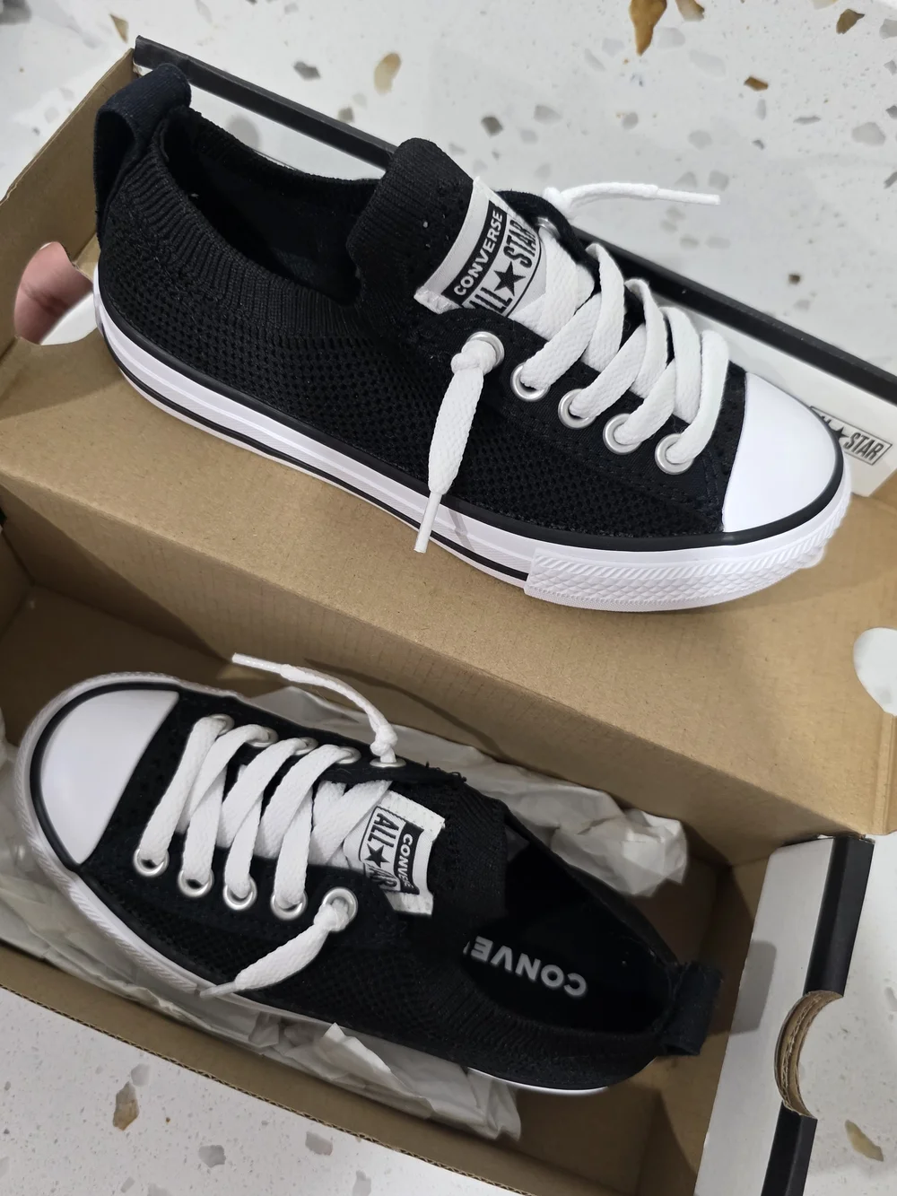 Converse Kids' Black Low Top Sneakers